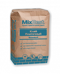 Клей плиточный БАЗОВЫЙ Mix Best